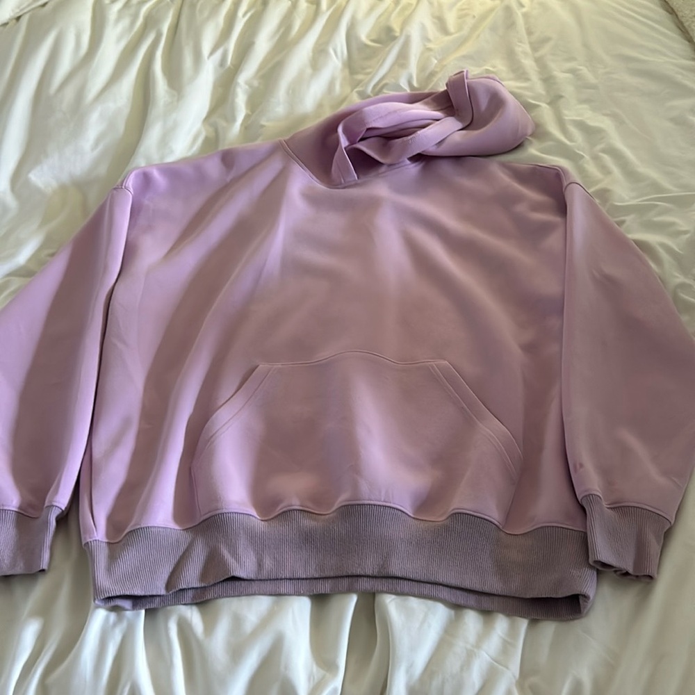 purple hoodie